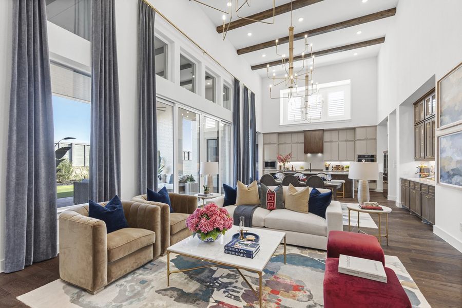 Representative Family Room - some options shown Representative Family Room - some options shown