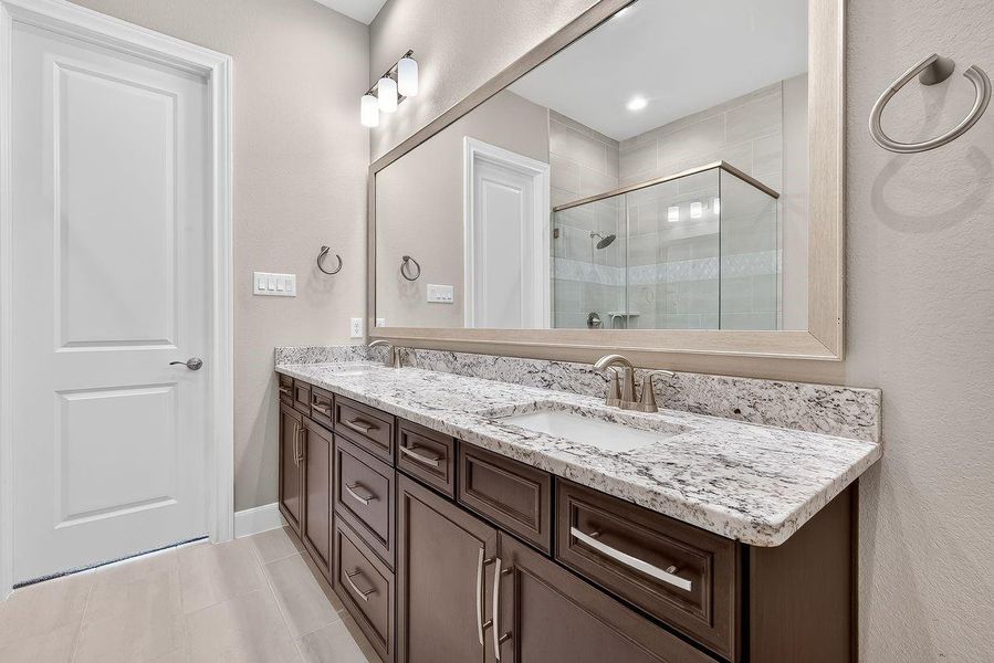 Furnished interior view inside a new home in Spring Brook Village - Luxe Series, Houston (Image 18).