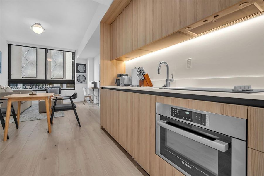 Furnished interior view inside a new home in , Miami (Image 10).