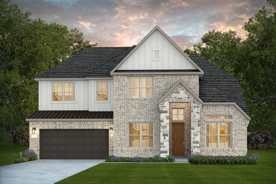 Representative exterior photo of a completed home built from the Ferris by Pulte Homes in Corley Farms, Boerne, TX (Image 22).