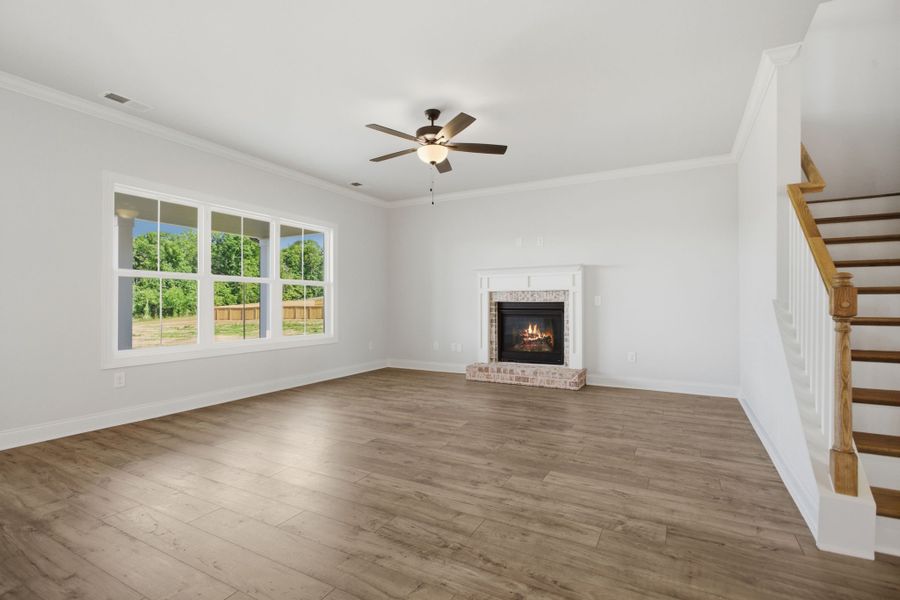 Spacious, unfurnished interior of a new home in Cherokee Knoll, Williamston (Image 14).