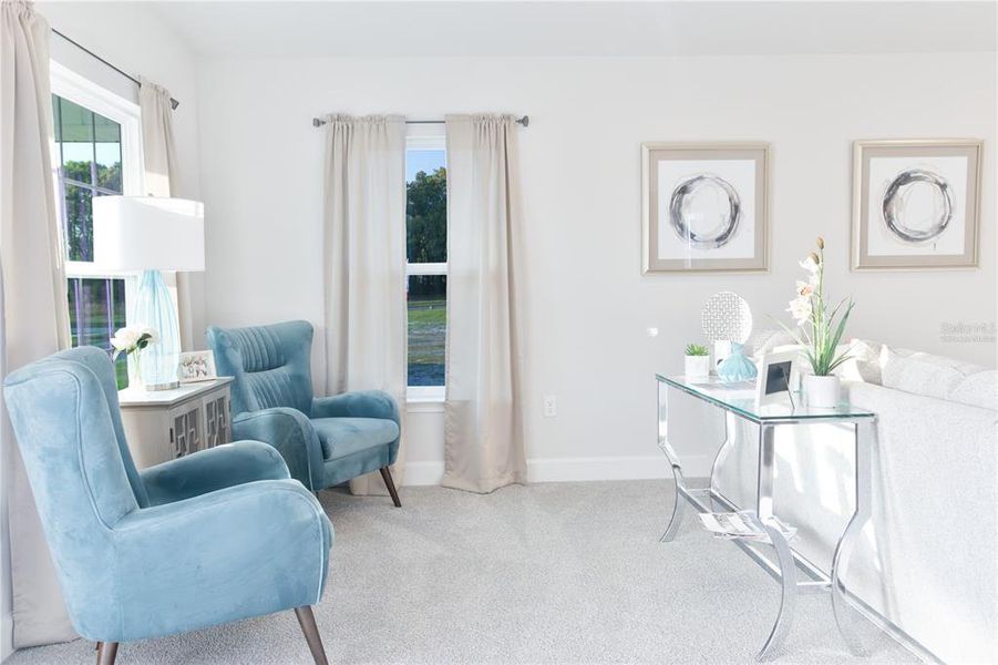 Furnished interior view inside a new home in , Bell (Image 3). Furnished interior view inside a new home in , Bell (Image 3).