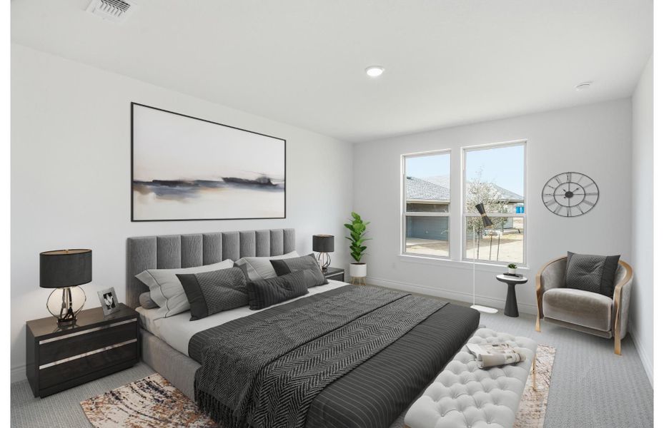 Furnished interior view inside a new home in Del Webb New Braunfels at Veramendi, New Braunfels (Image 7).