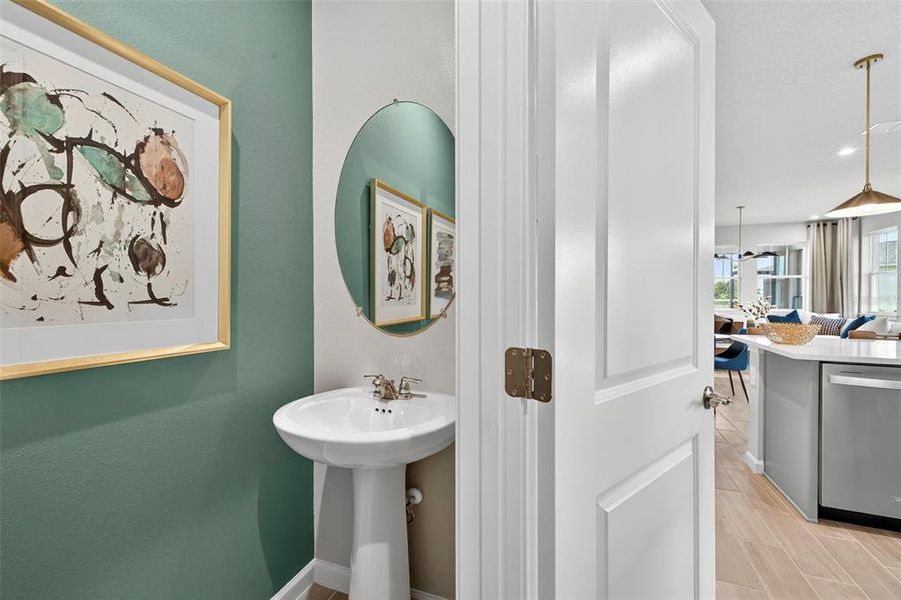 Furnished interior view inside a new home in Crosswind Ranch, Parrish (Image 23).