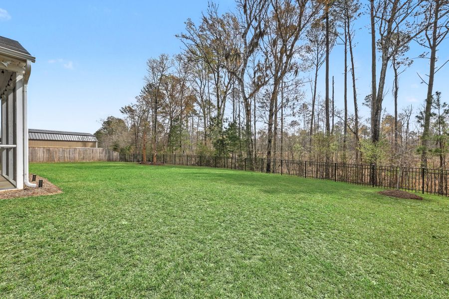 Exterior details and patio area of a home in Parker's Preserve, Ridgeville (Image 30).