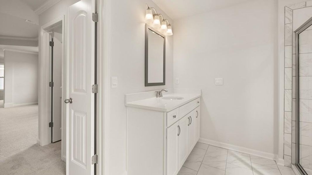 Furnished interior view inside a new home in Haven Abbey, Cumming (Image 9). Furnished interior view inside a new home in Haven Abbey, Cumming (Image 9).