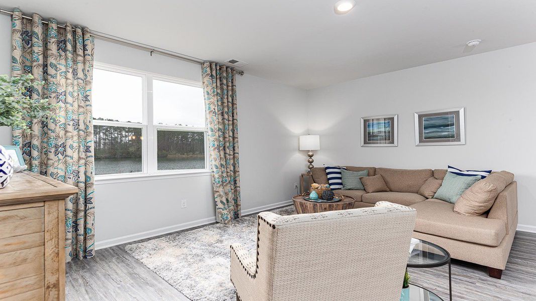 Furnished interior view inside a new home in Sandridge Park, Little River (Image 10).