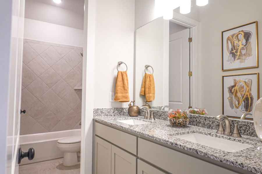 Representative furnished interior of a home built from the The Aleutian by Lillian Custom Homes in Polo Ridge, Heath (Image 16).