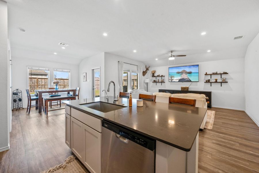 Furnished interior view inside a new home in River Ranch Meadows, Dayton (Image 18).