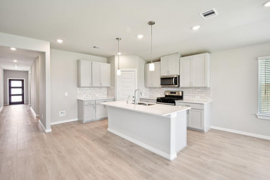 Photo is not of the actual home, but is an inspirational photo of builder’s model home and may depict options, furnishings, and/or decorator features that are not included