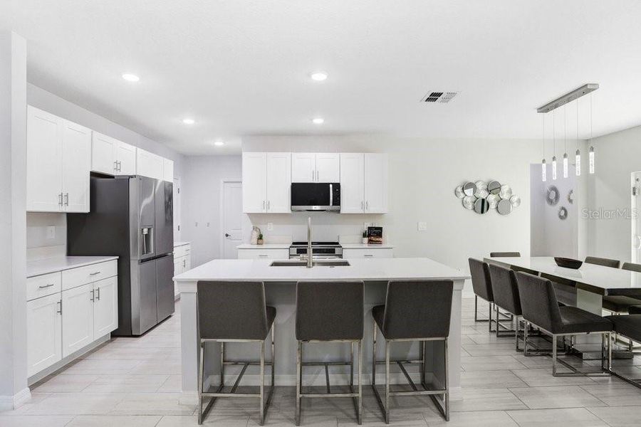 Furnished interior view inside a new home in , Zephyrhills (Image 17). Furnished interior view inside a new home in , Zephyrhills (Image 17).