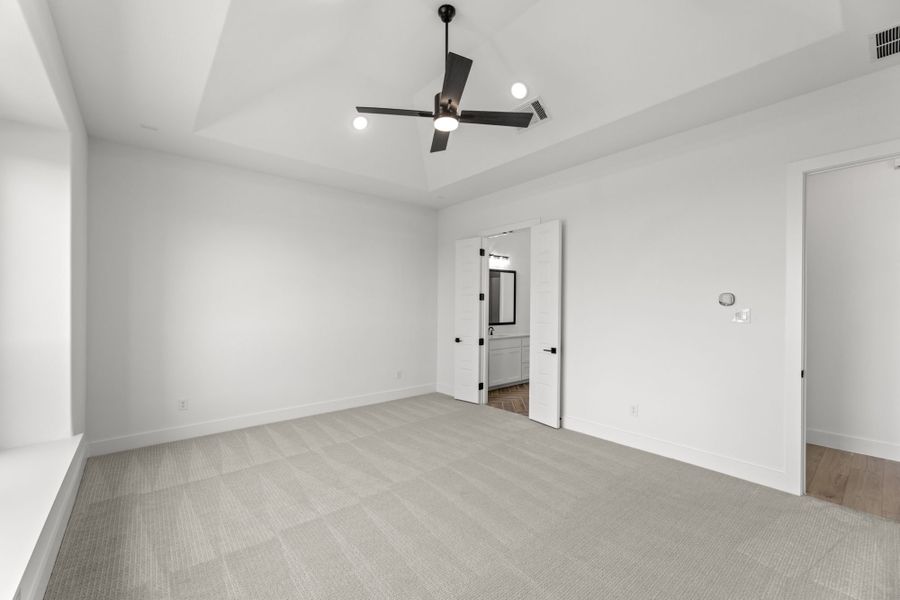 Representative unfurnished interior of a home built from the 5042 by Tradition Homes in Lakewood at Brookhollow – 60′ Lots, Prosper (Image 24).