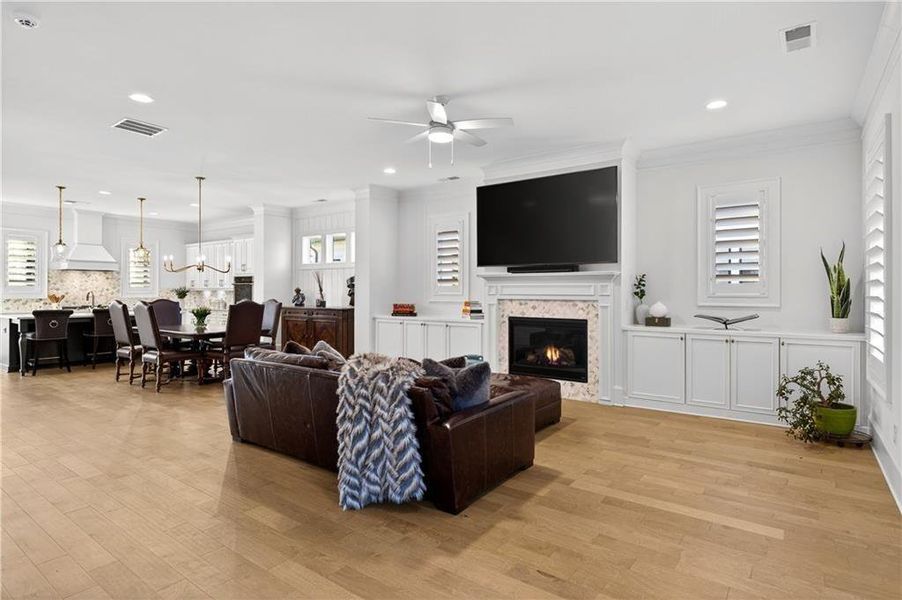 Furnished interior view inside a new home in Hillandale In Historic Roswell, Roswell (Image 6).
