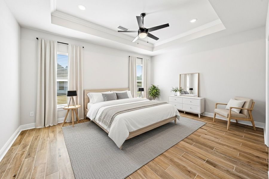 Front exterior of a new home in Natureview, Freeport, FL, highlighting curb appeal (Image 15).