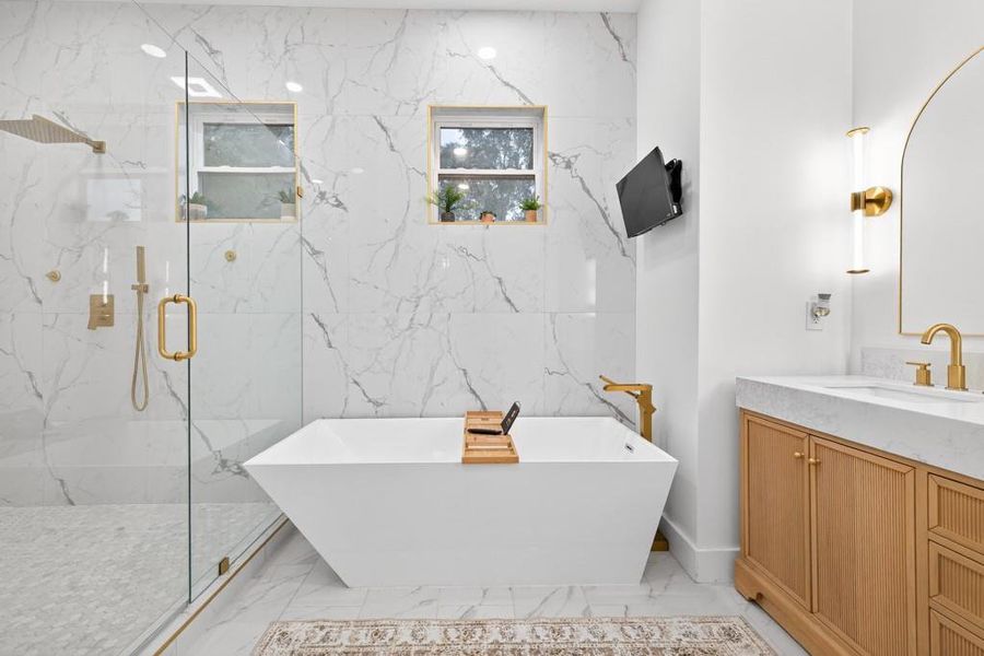 Furnished interior view inside a new home in , Buford (Image 18).