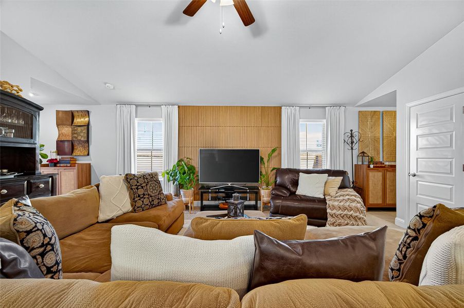 Furnished interior view inside a new home in Sunterra, Katy (Image 31).