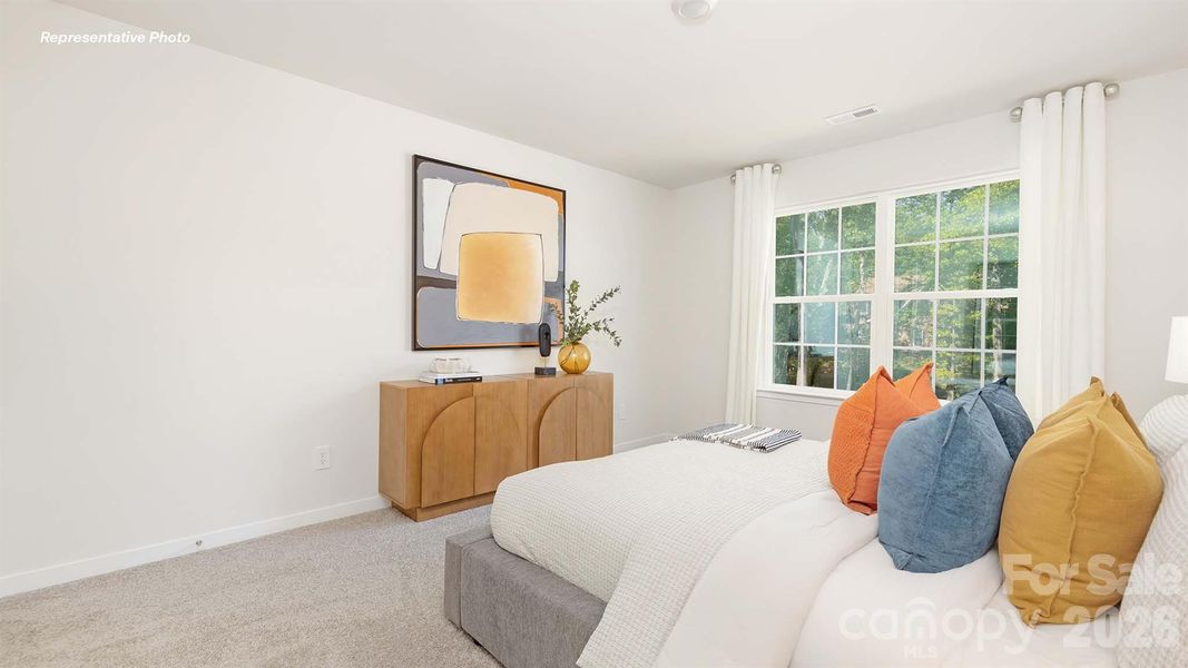 Furnished interior view inside a new home in Secrest Commons, Monroe (Image 6).