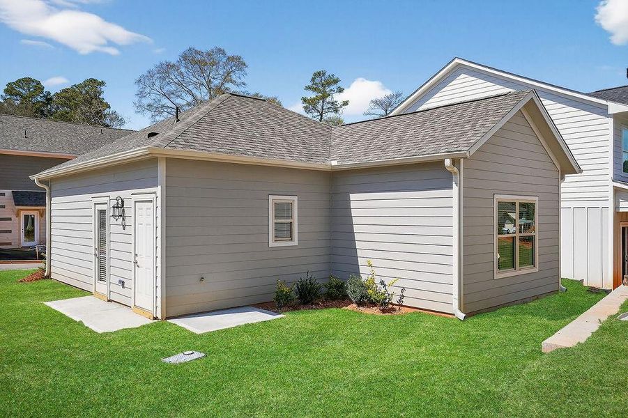Exterior details and patio area of a home in , Fayetteville (Image 3).