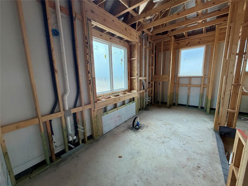 In-progress construction of a new home in Lariat, Liberty Hill, TX (Image 16).