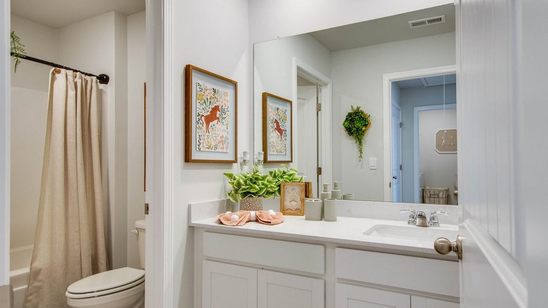 Furnished interior view inside a new home in River Landing, Murfreesboro (Image 27).