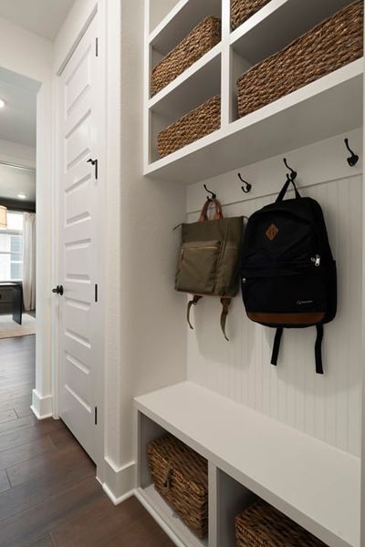 Furnished interior view inside a new home in Park Collection At Wolf Ranch, Georgetown (Image 40).