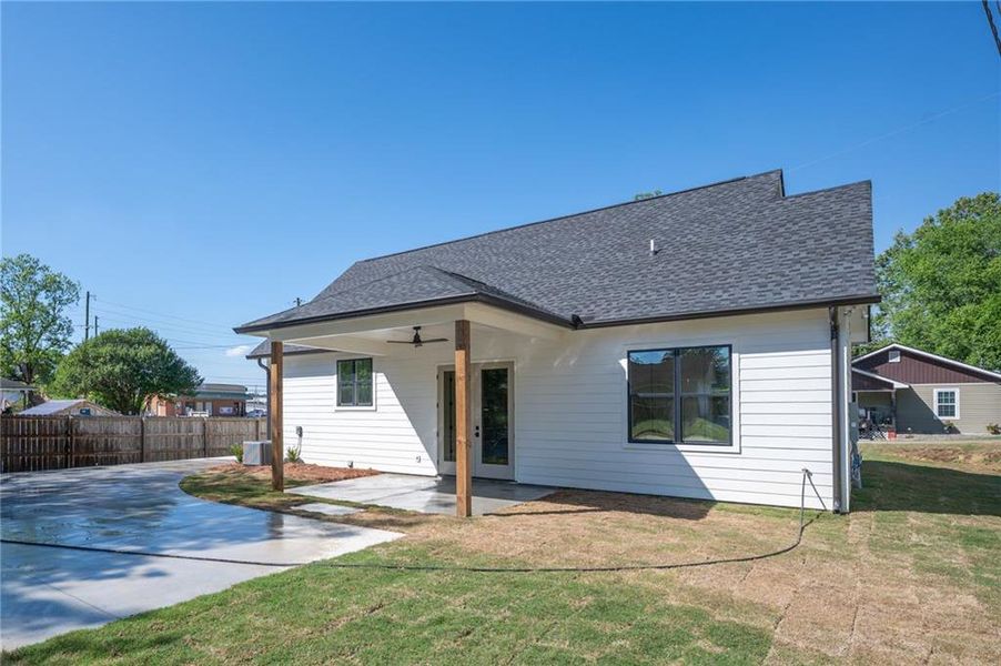 Exterior details and patio area of a home in , Calhoun (Image 16).
