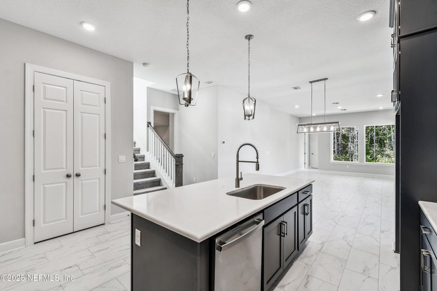 Furnished interior view inside a new home in Seabrook Village 40' Front Entry, Nocatee (Image 10).