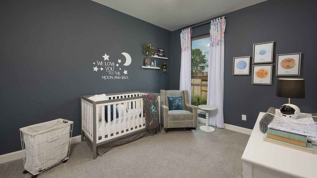 Furnished interior view inside a new home in Meridiana 40'/45', Manvel (Image 12).