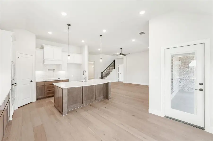 Furnished interior view inside a new home in Sunrise at Garden Valley, Waxahachie (Image 8).