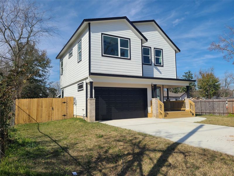 Front exterior of a new home in , Houston, TX, highlighting curb appeal (Image 2). Front exterior of a new home in , Houston, TX, highlighting curb appeal (Image 2).
