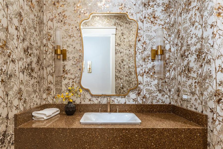 Close-up of interior finishes inside a home in , Dallas (Image 27).