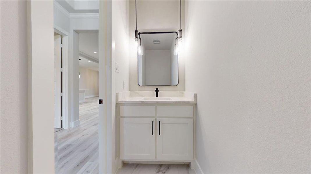 Furnished interior view inside a new home in , Denton (Image 6).