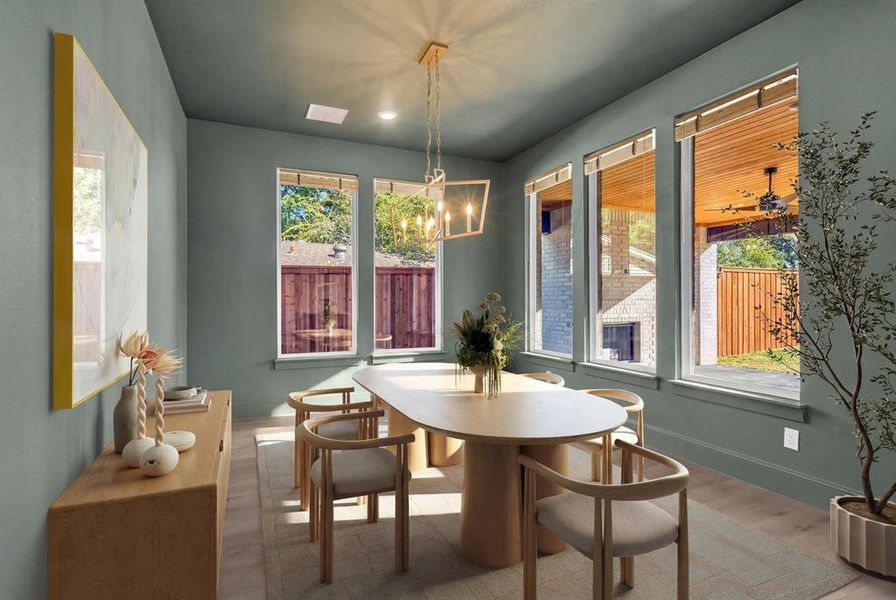 BROOKDALE II - B_Dining Room Virtually Staged BROOKDALE II - B_Dining Room Virtually Staged