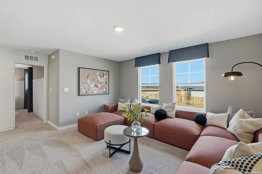 Furnished interior view inside a new home in Horizon Ridge, San Antonio (Image 26).