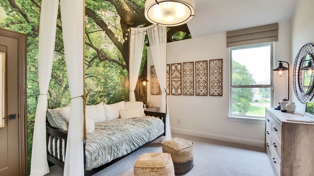 Furnished interior view inside a new home in Oaks at San Gabriel, Georgetown (Image 9). Furnished interior view inside a new home in Oaks at San Gabriel, Georgetown (Image 9).