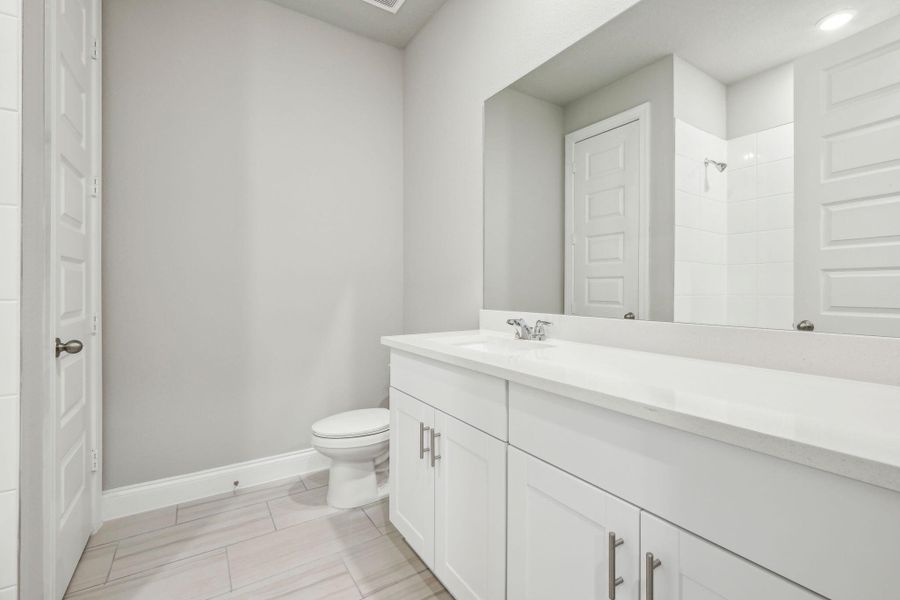 Furnished interior view inside a new home in Brystol at Wylder - Reserve Series, Port St. Lucie (Image 4).