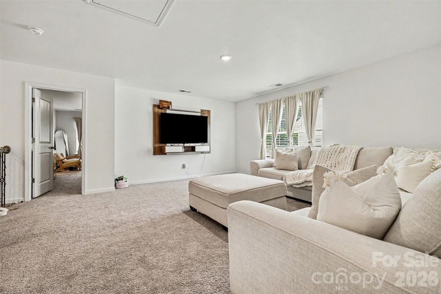 Furnished interior view inside a new home in Gambill Forest: Enclave, Mooresville (Image 12).