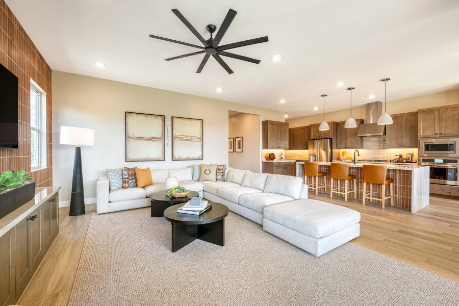 Representative furnished interior of a home built from the Elden Plan 4505 by Tri Pointe Homes in Soleo, San Tan Valley (Image 8).