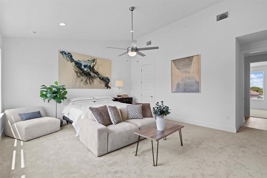 Furnished interior view inside a new home in Agave, Austin (Image 7).