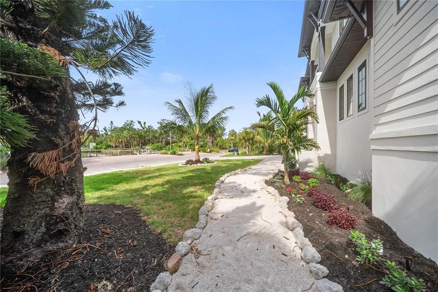 Exterior details and patio area of a home in , Longboat Key (Image 41). Exterior details and patio area of a home in , Longboat Key (Image 41).