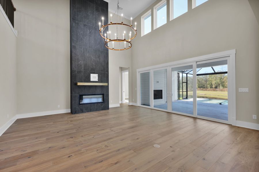 Representative unfurnished interior of a home built from the Seaside by Riverside Homes in Hidden Creek at SilverLeaf, St. Augustine (Image 91). Representative unfurnished interior of a home built from the Seaside by Riverside Homes in Hidden Creek at SilverLeaf, St. Augustine (Image 91).