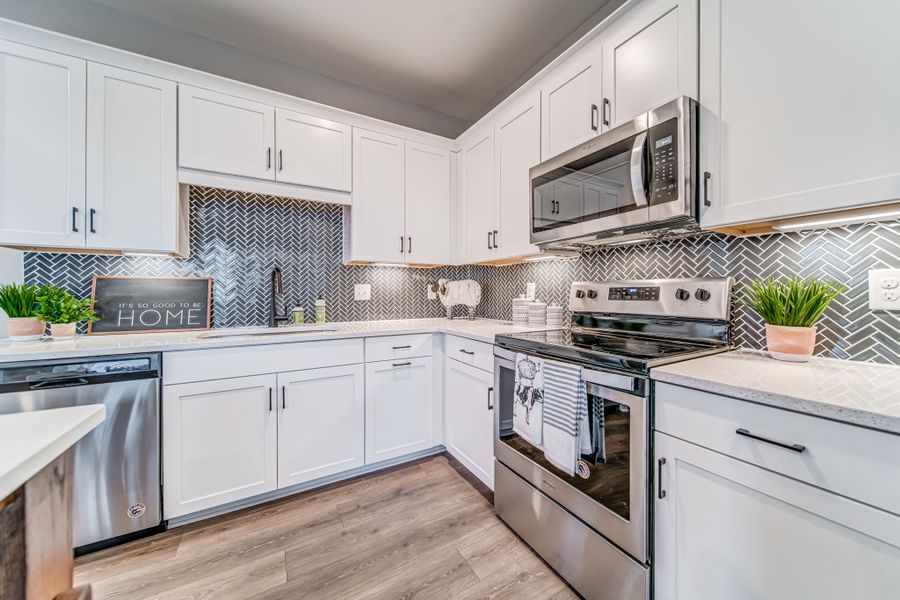 Representative furnished interior of a home built from the Crawford by Parkside Builders in The Woods, Gallatin (Image 12).