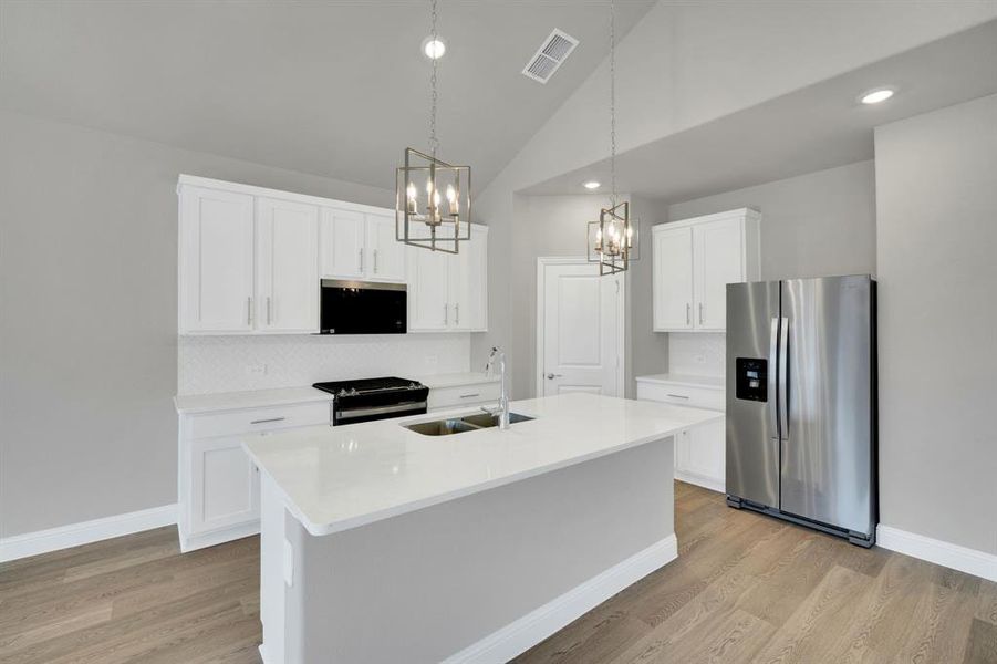 Furnished interior view inside a new home in Stonehaven, Seagoville (Image 7). Furnished interior view inside a new home in Stonehaven, Seagoville (Image 7).