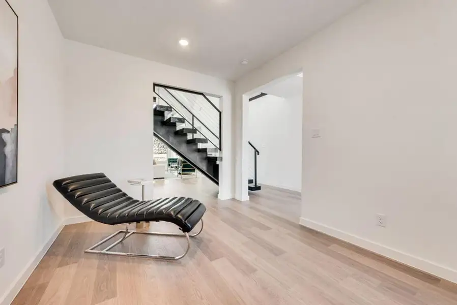 Furnished interior view inside a new home in Chatham Reserve, Providence Village (Image 6).