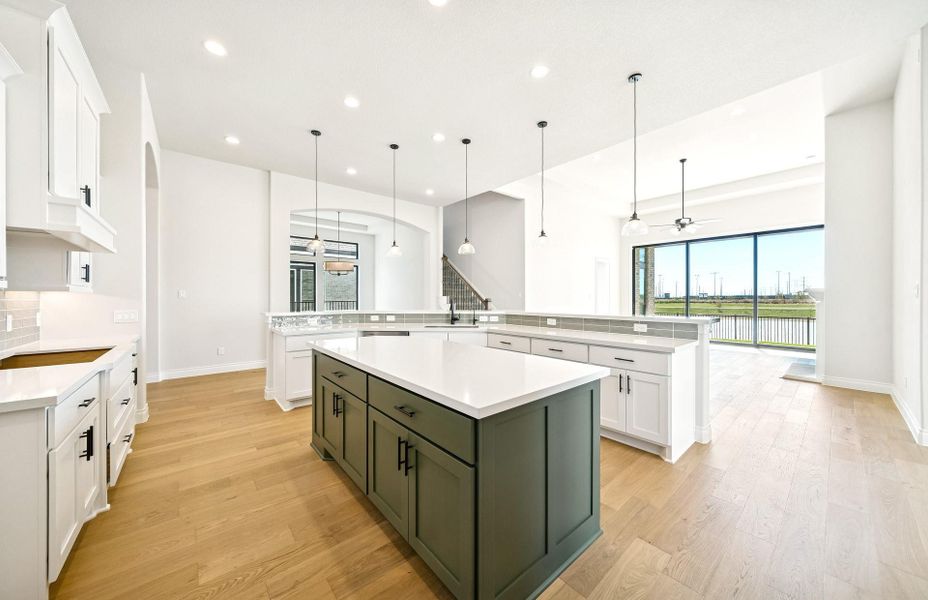 Furnished interior view inside a new home in Bridgeland 60′, Cypress (Image 15).