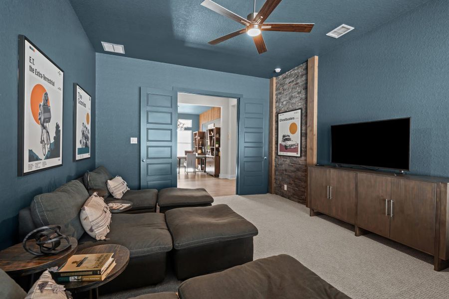 Furnished interior view inside a new home in Esperanza, Boerne (Image 18).