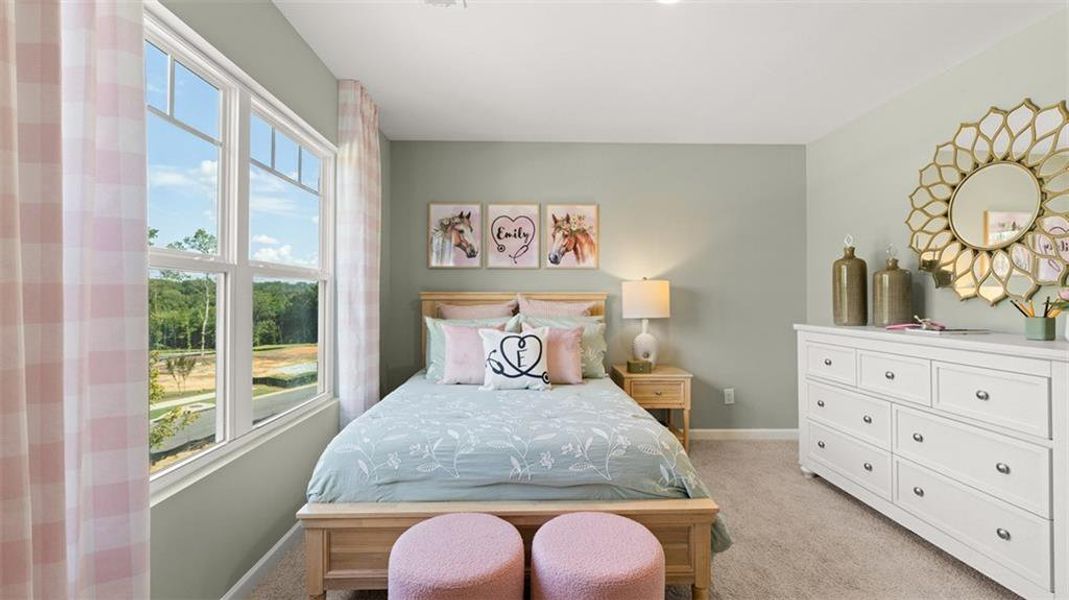Furnished interior view inside a new home in Jackson Landing, Jefferson (Image 16). Furnished interior view inside a new home in Jackson Landing, Jefferson (Image 16).