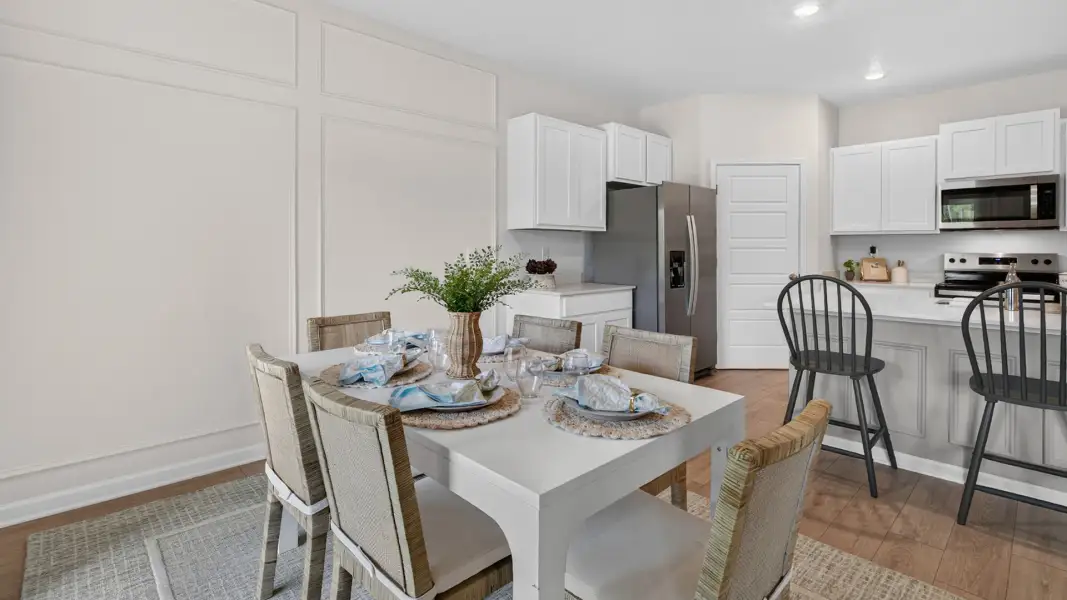 Furnished interior view inside a new home in American Village, Palm Coast (Image 8).