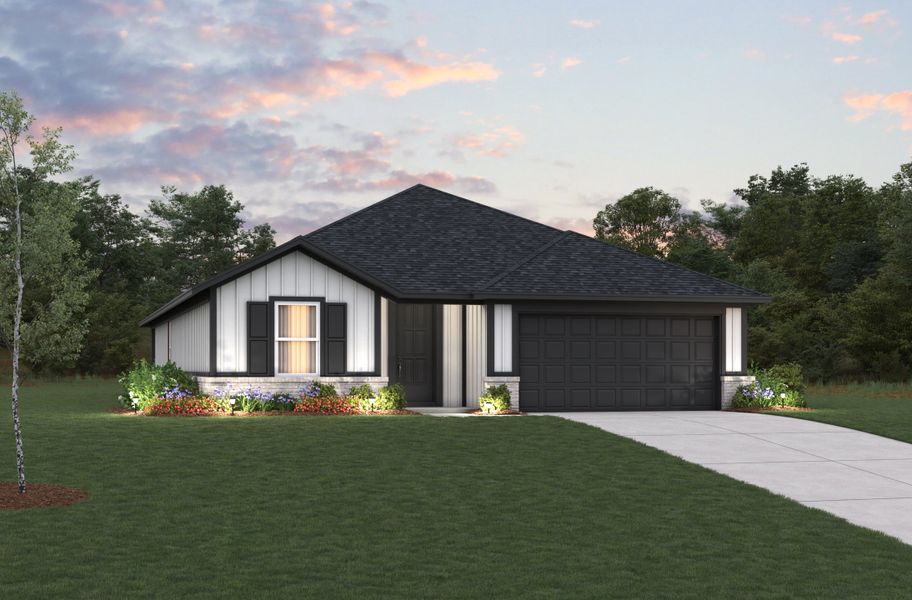 Representative exterior photo of a completed home built from the Teton by Beazer Homes in Laurel Landing, Alvin, TX (Image 2).