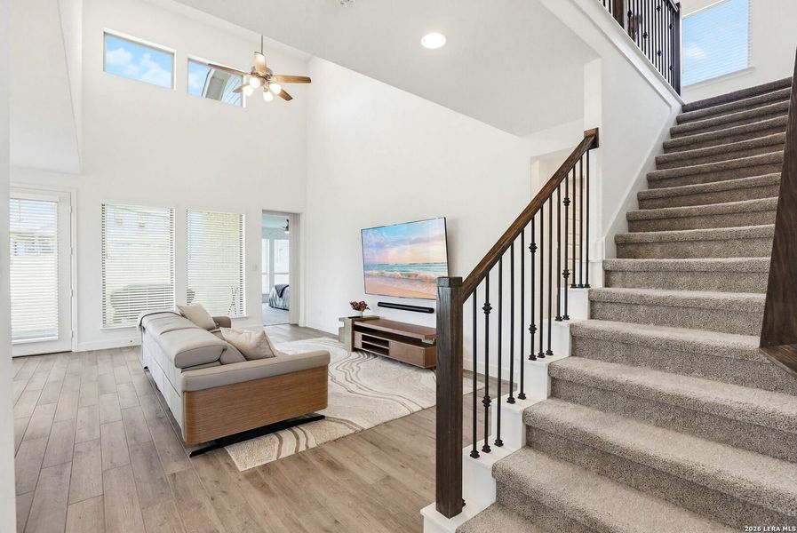 Furnished interior view inside a new home in Kallison Ranch, San Antonio (Image 20).